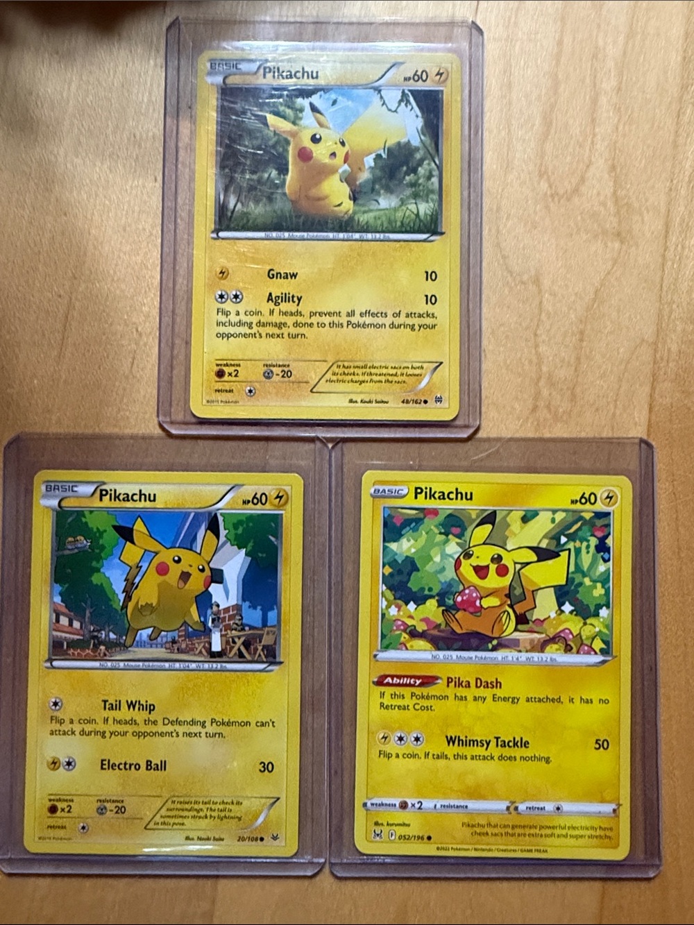 Pokemon Yellow Pikachu Trading Cards - Yellow